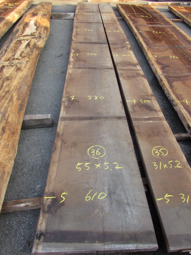 ウエンジ　一枚板