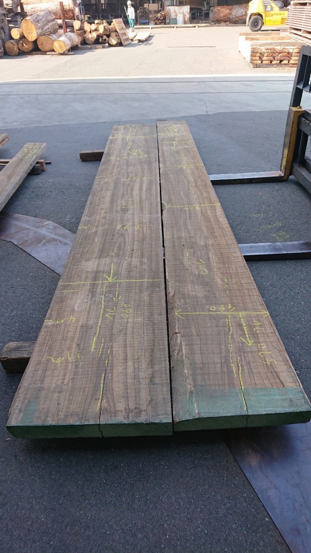 ゼブラノ　無垢材