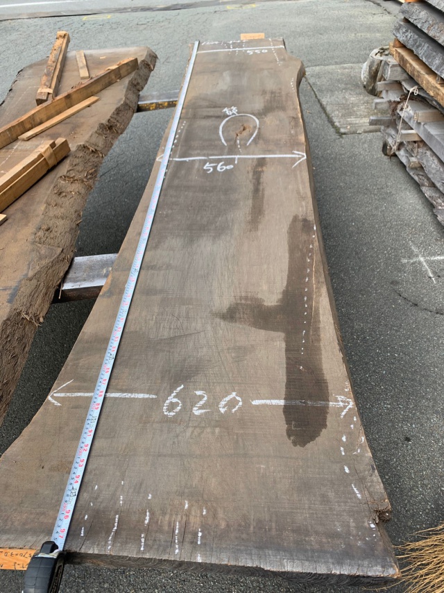 ウォールナット　一枚板