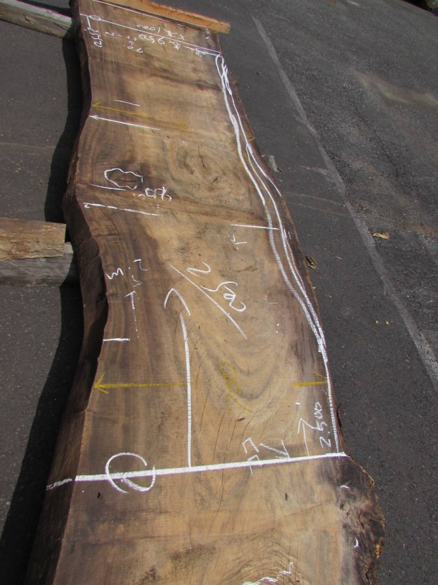 楠（クス）　一枚板