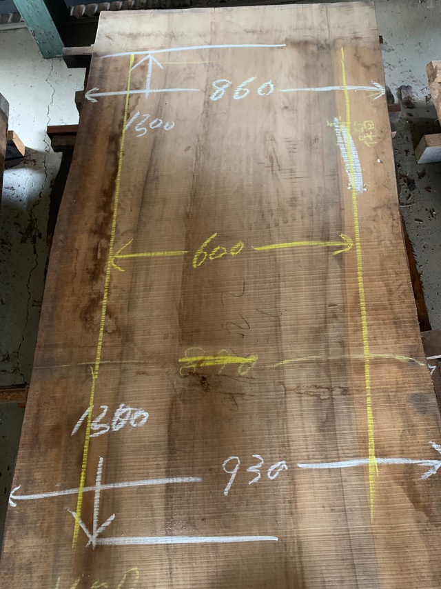 楠(クス) 一枚板