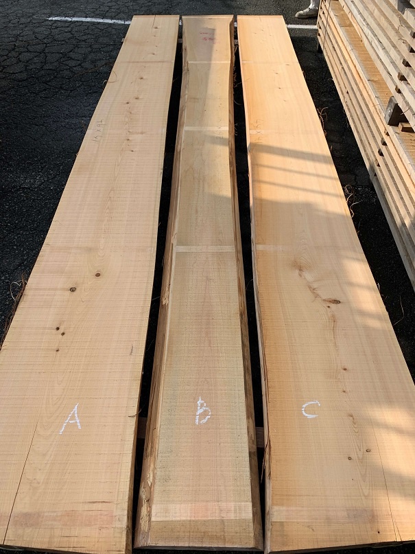 檜（ヒノキ）　無垢材