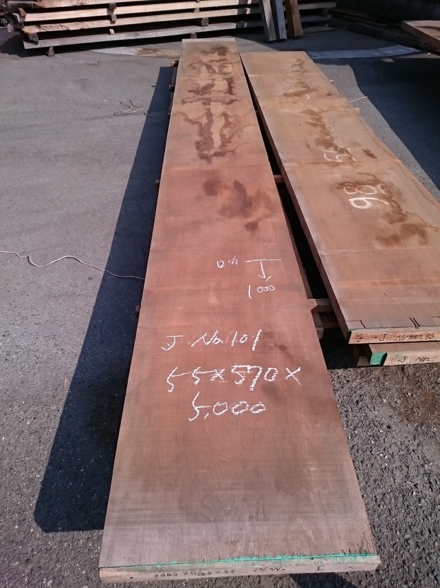 チーク　一枚板