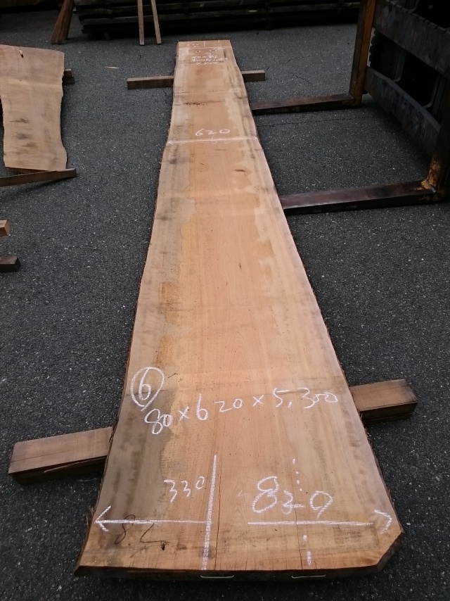 檜（ヒノキ）　一枚板