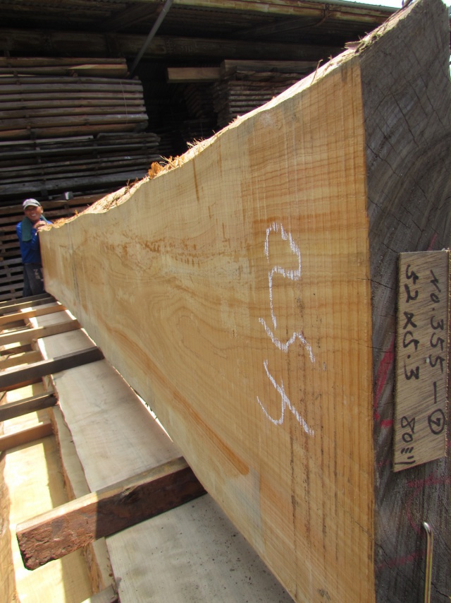 桧 一枚板 幅広 楽天市場】【吉野桧柾目】単板 長さ1m×幅40~45mm×厚み0.6mm 5枚