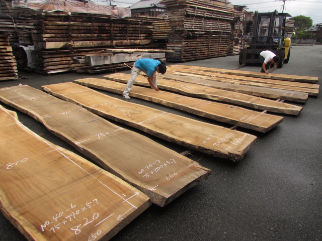 モンキーポッド　一枚板