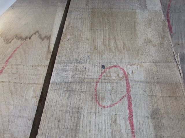 楢（ナラ）　無垢材