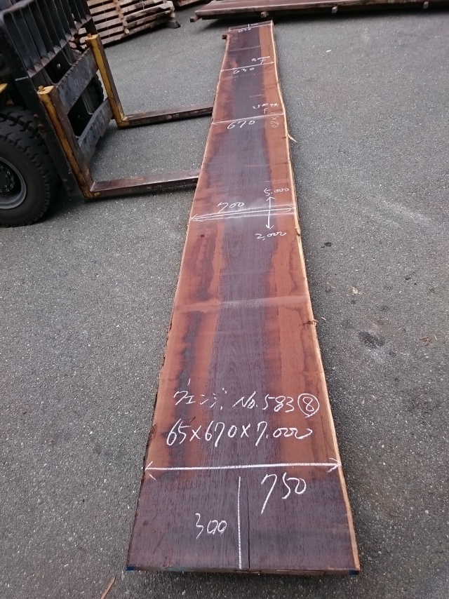 ウエンジ　一枚板　