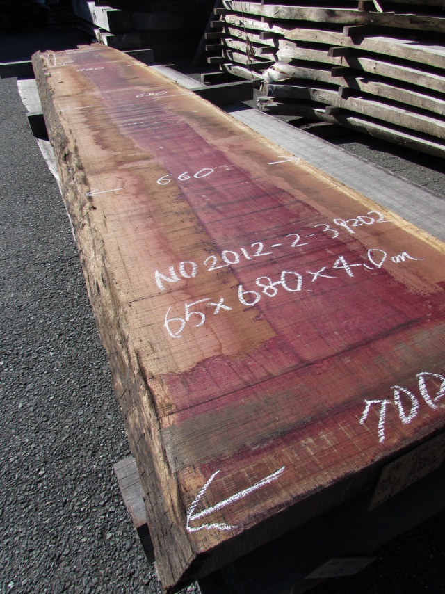 パープルハート　一枚板