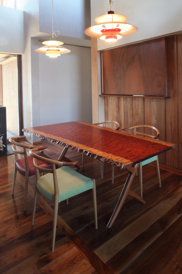 ブビンガ　一枚板