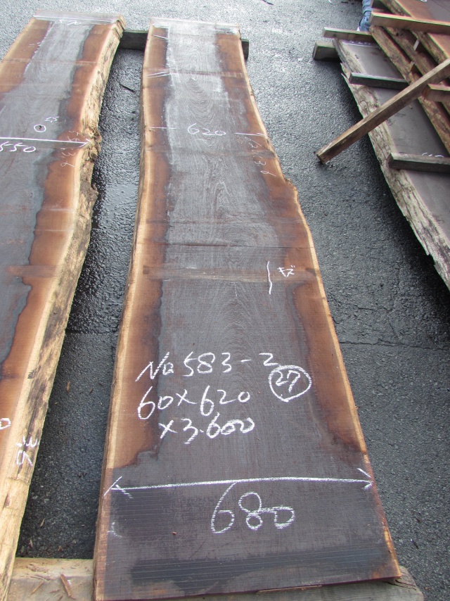 ウエンジ　一枚板