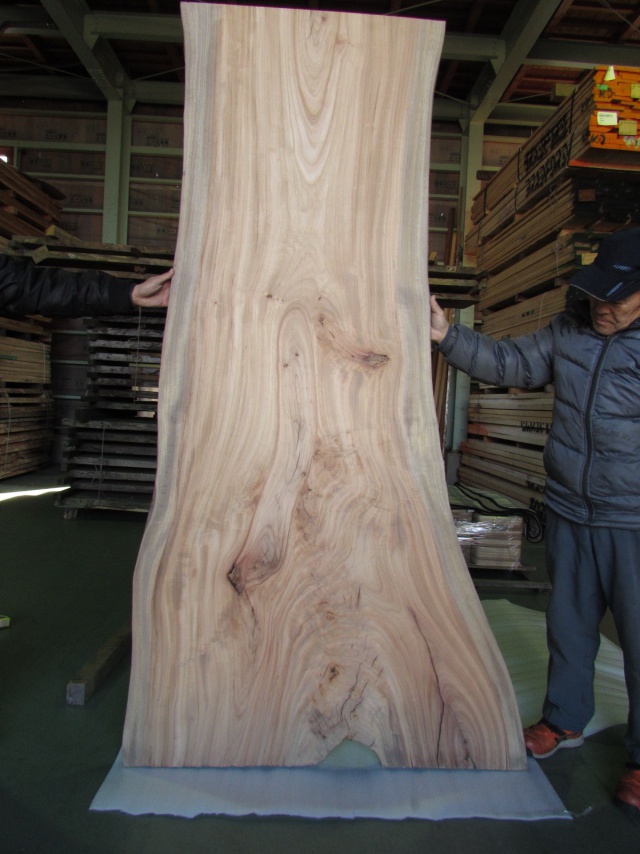 楠（クス）　一枚板