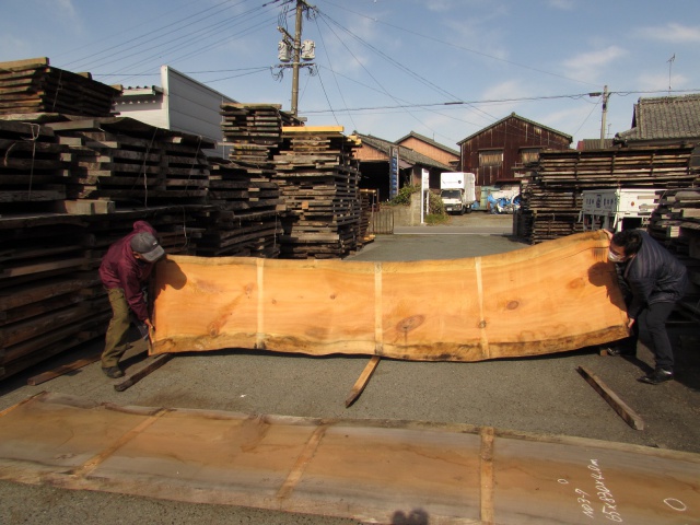 肥松（コエマツ）　一枚板