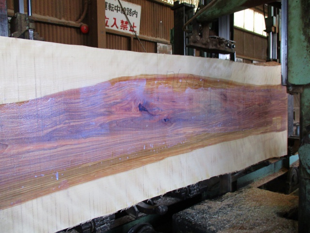 目白樺（メジロカバ）　無垢材