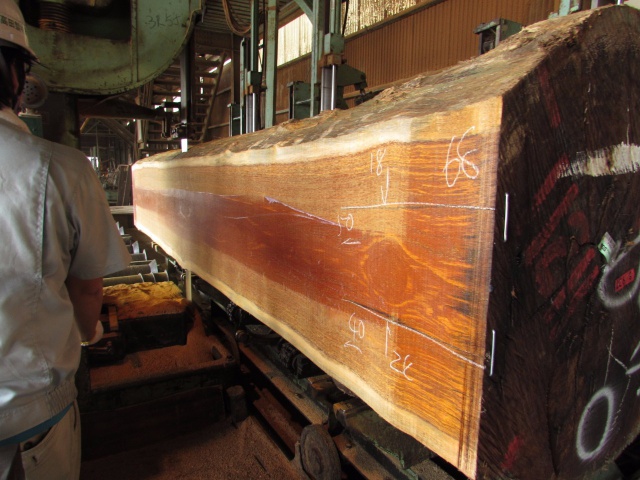 メルバウ　無垢材