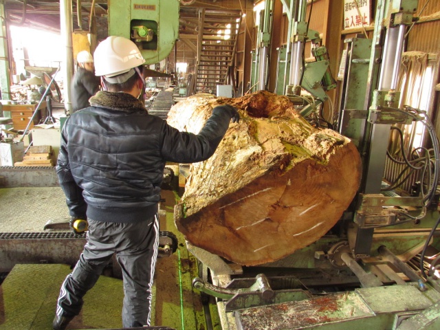 栴檀（センダン）　無垢材