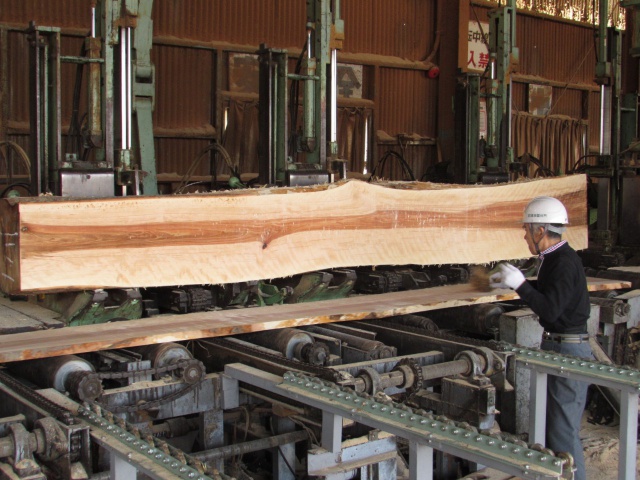 水目（ミズメ）　無垢材