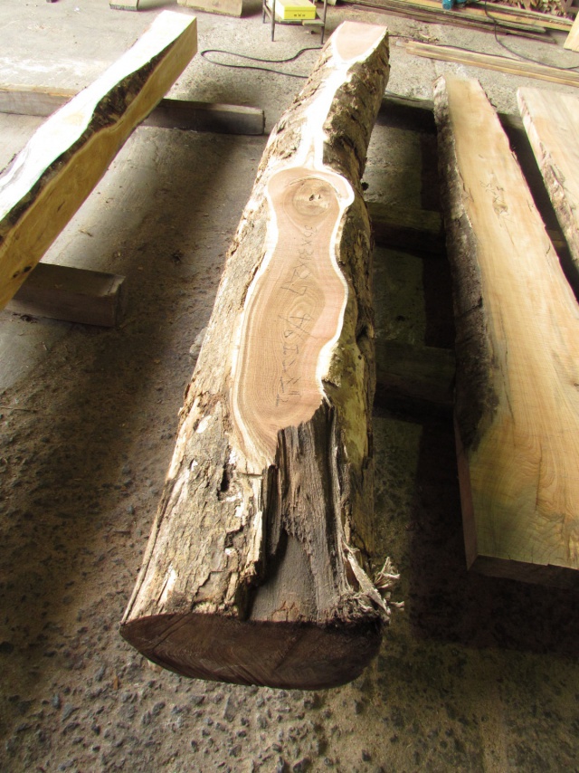 槐（エンジュ）　無垢材