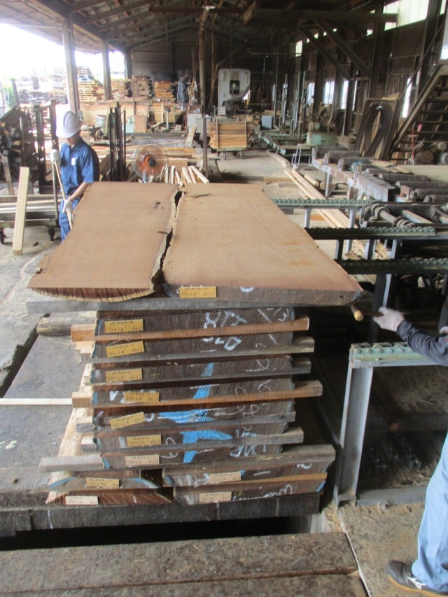 ウエンジ　無垢材