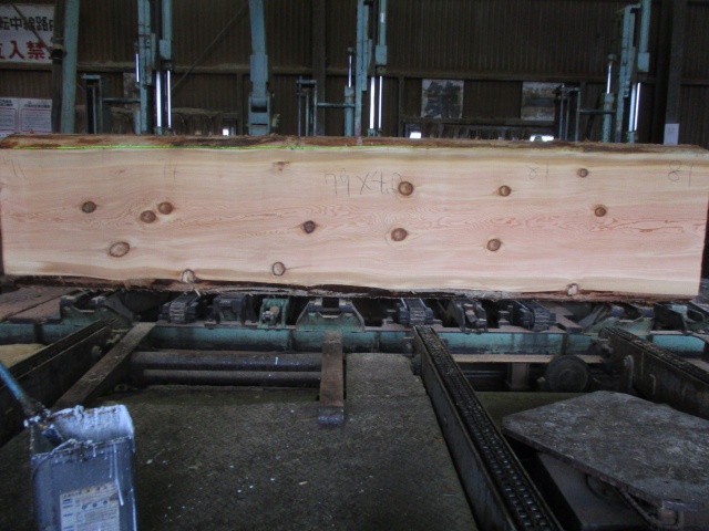 米松（ベイマツ）　一枚板