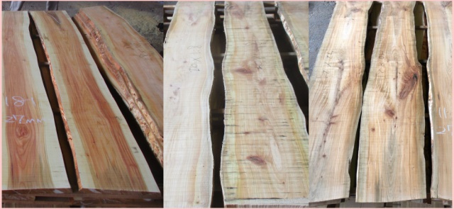 山桜（ヤマザクラ）　無垢材