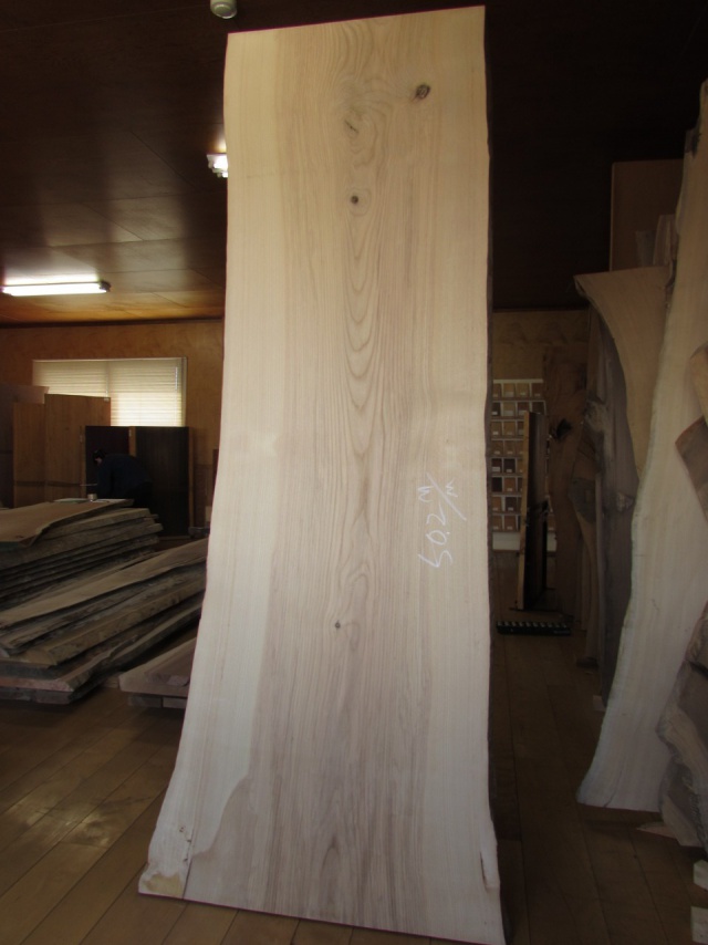 ホワイトアッシュ　一枚板
