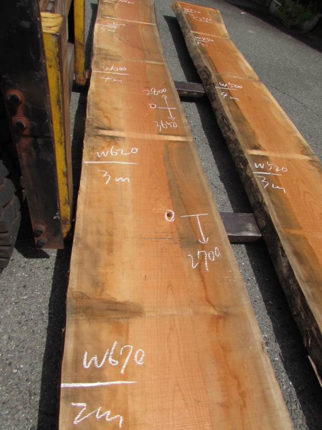 チェリー　一枚板