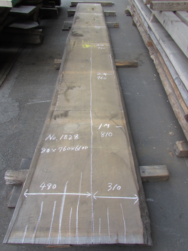 米檜葉（ベイヒバ）　一枚板