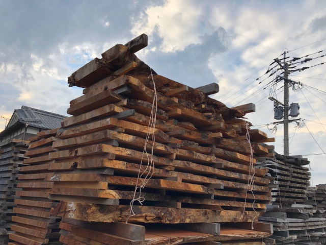 椨（タブ）　無垢材