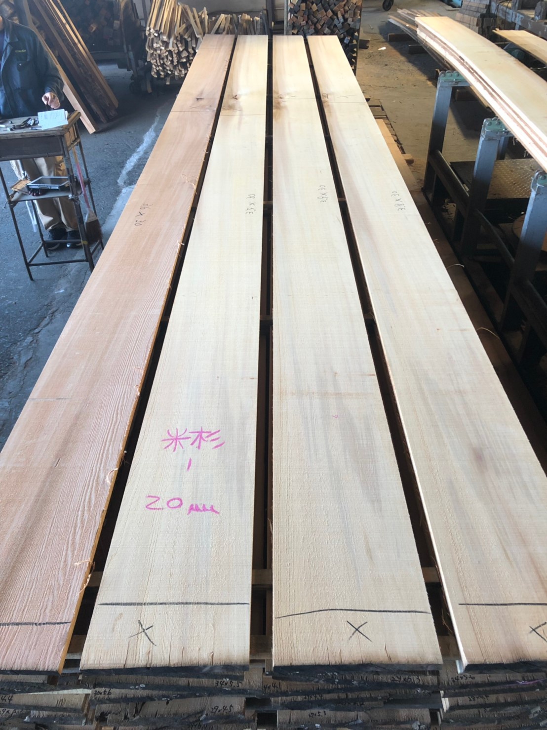 米杉（ベイスギ）　無垢材