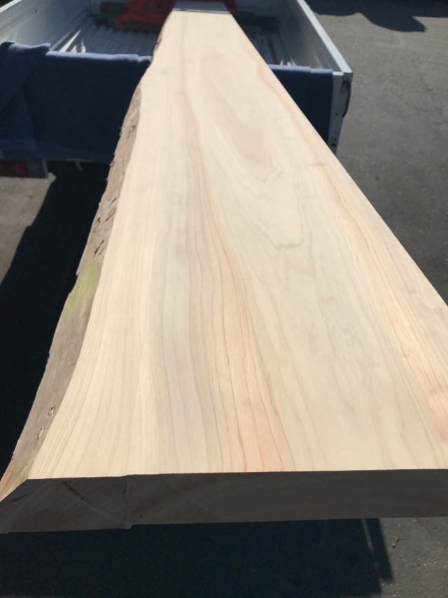 檜（ヒノキ）　一枚板