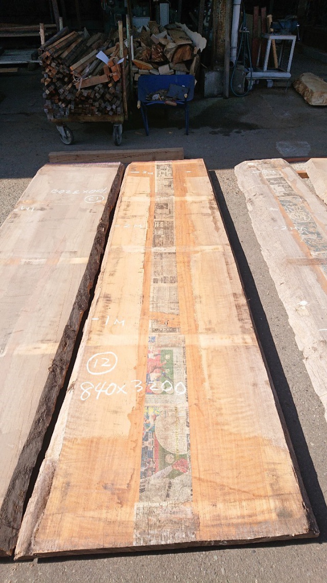 レッドオーク　一枚板