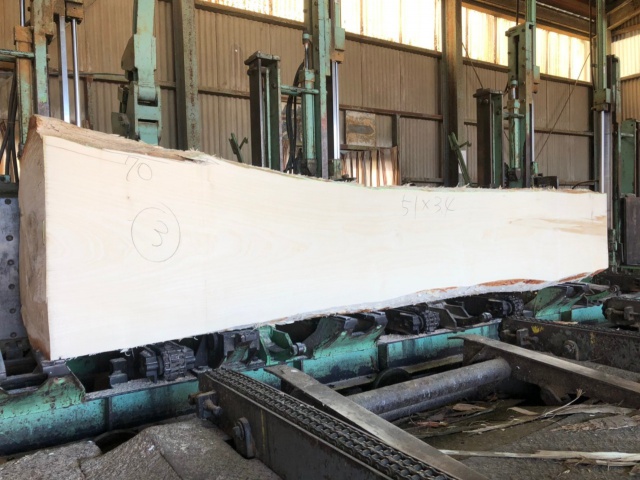 栃（トチ）　無垢材