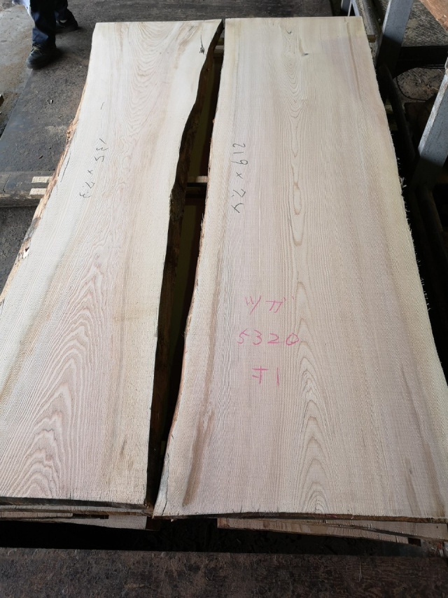 栂(ツガ) 無垢材