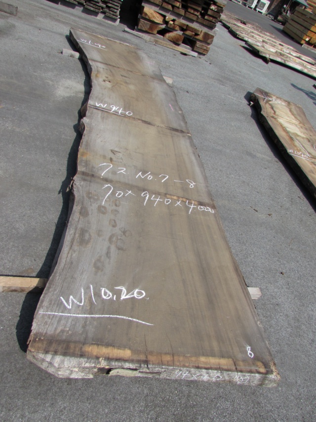 楠（クス）　一枚板