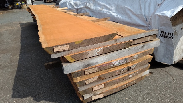 アフリカンマホガニー　無垢材