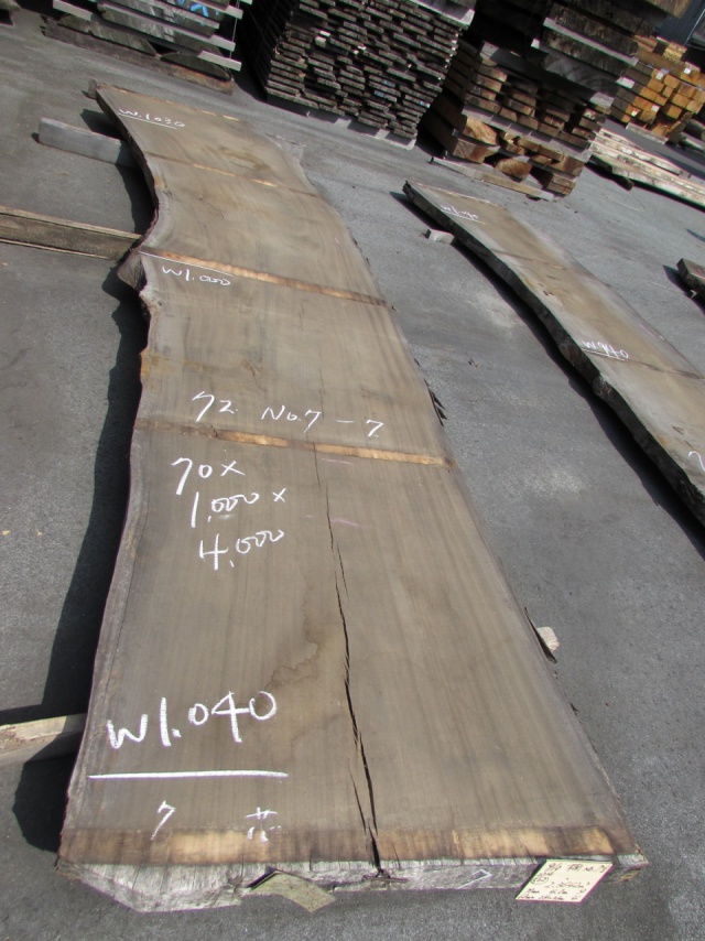 楠（クス）　一枚板