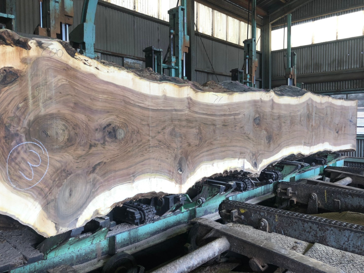 ウォールナット　無垢材