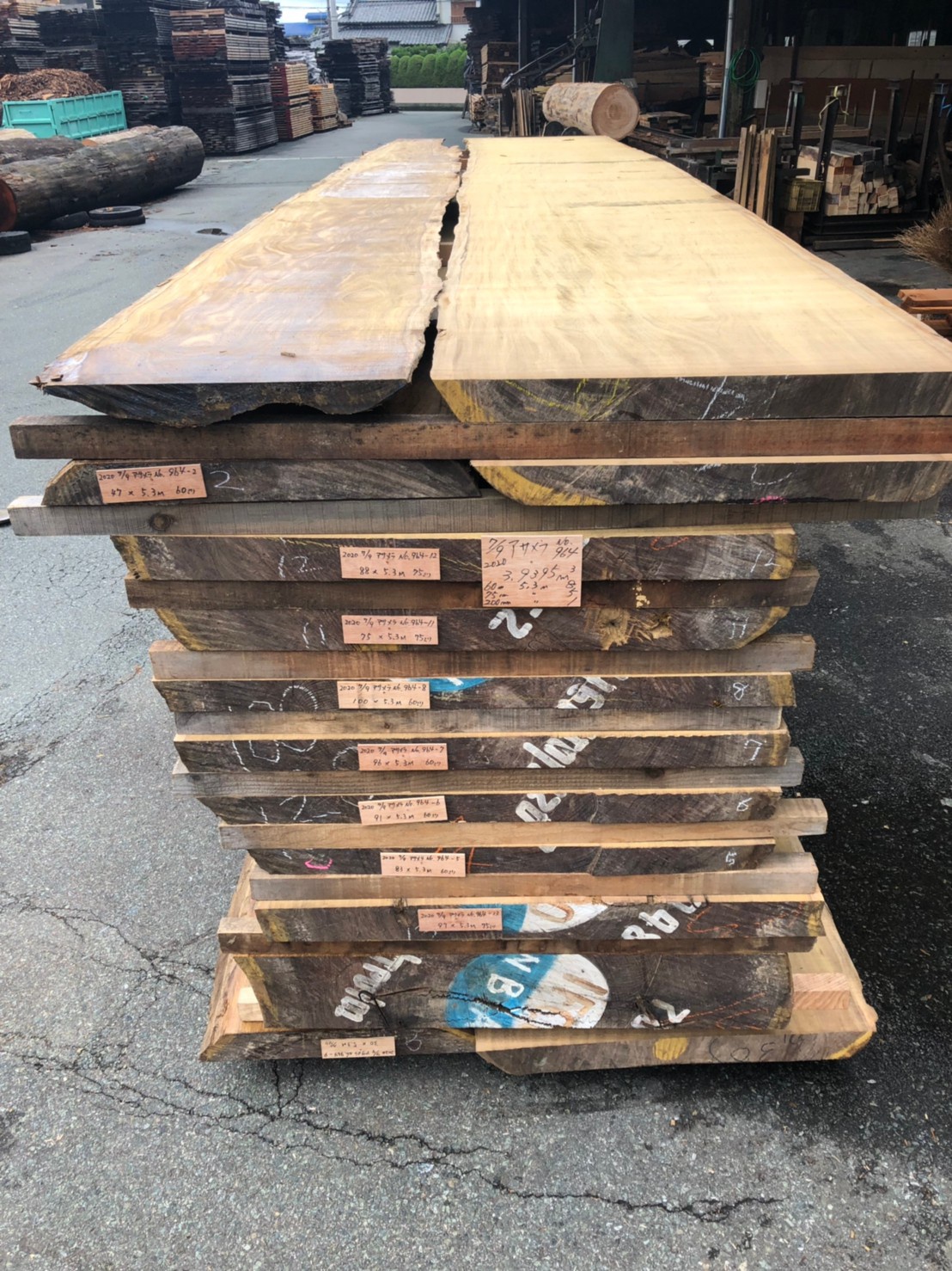 アサメラ　無垢材