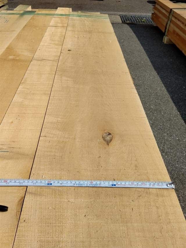 ハードメープル　無垢材