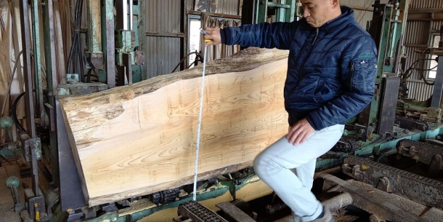 能登檜葉（ノトヒバ）　無垢材