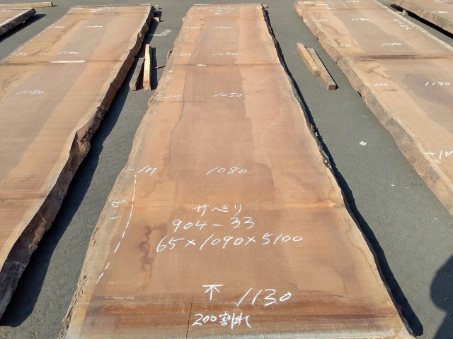 サペリ　一枚板