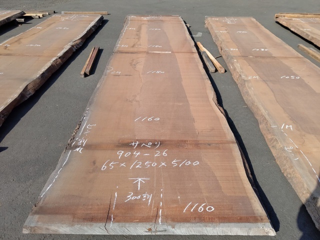 サペリ　一枚板