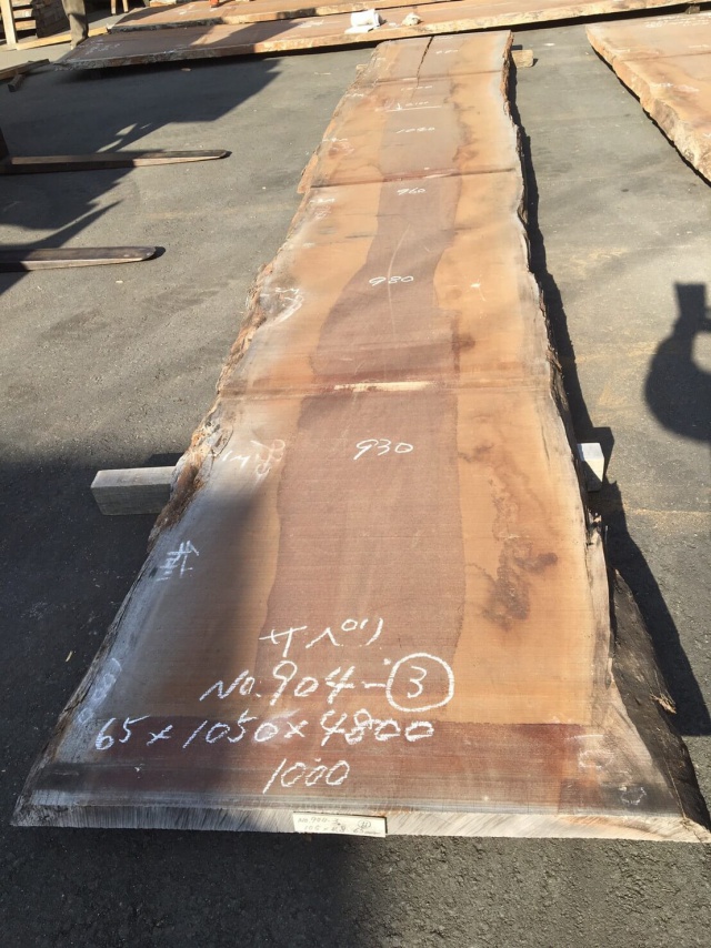 サペリ　一枚板