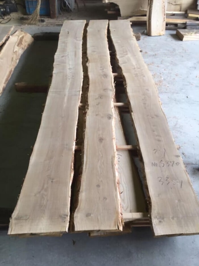 栗（クリ）　無垢材