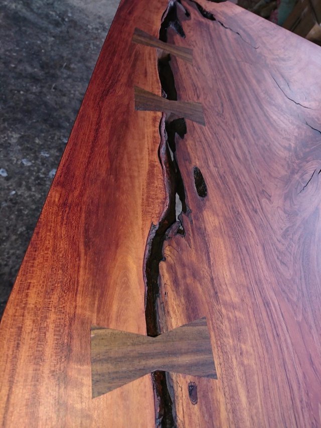 ブビンガ　一枚板