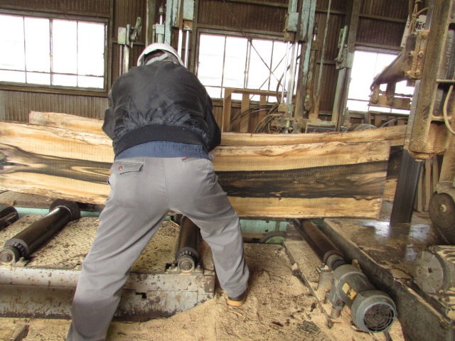 黒柿（クロガキ）　丸太