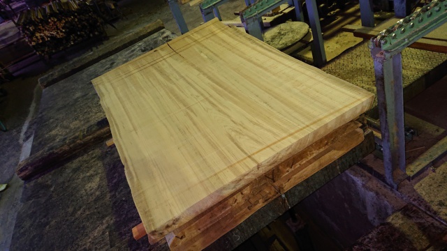 チーク　一枚板