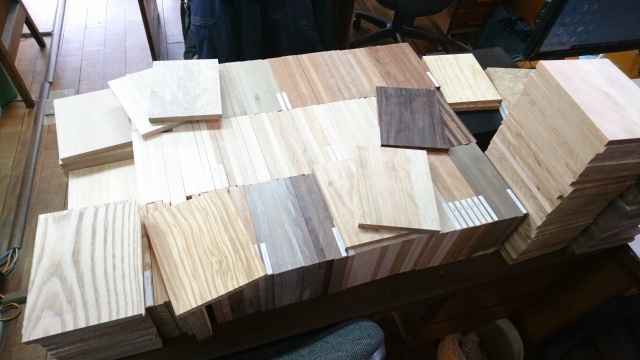 木材見本　森の文庫本