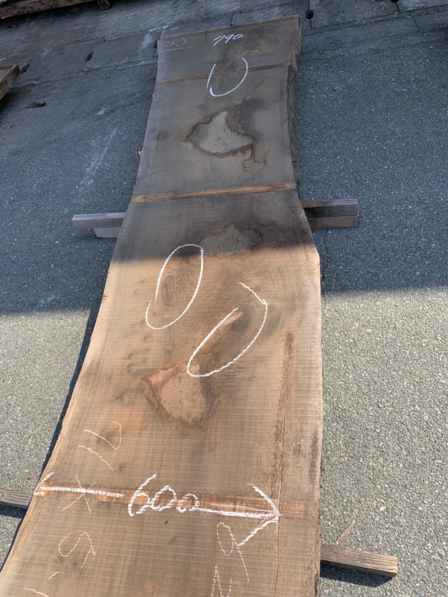 ウォールナット　一枚板